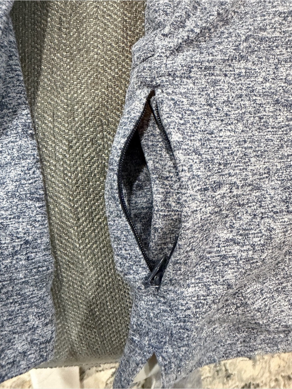 Birddogs Heather Navy Marled Quarter-Zip - Picture 11 of 16